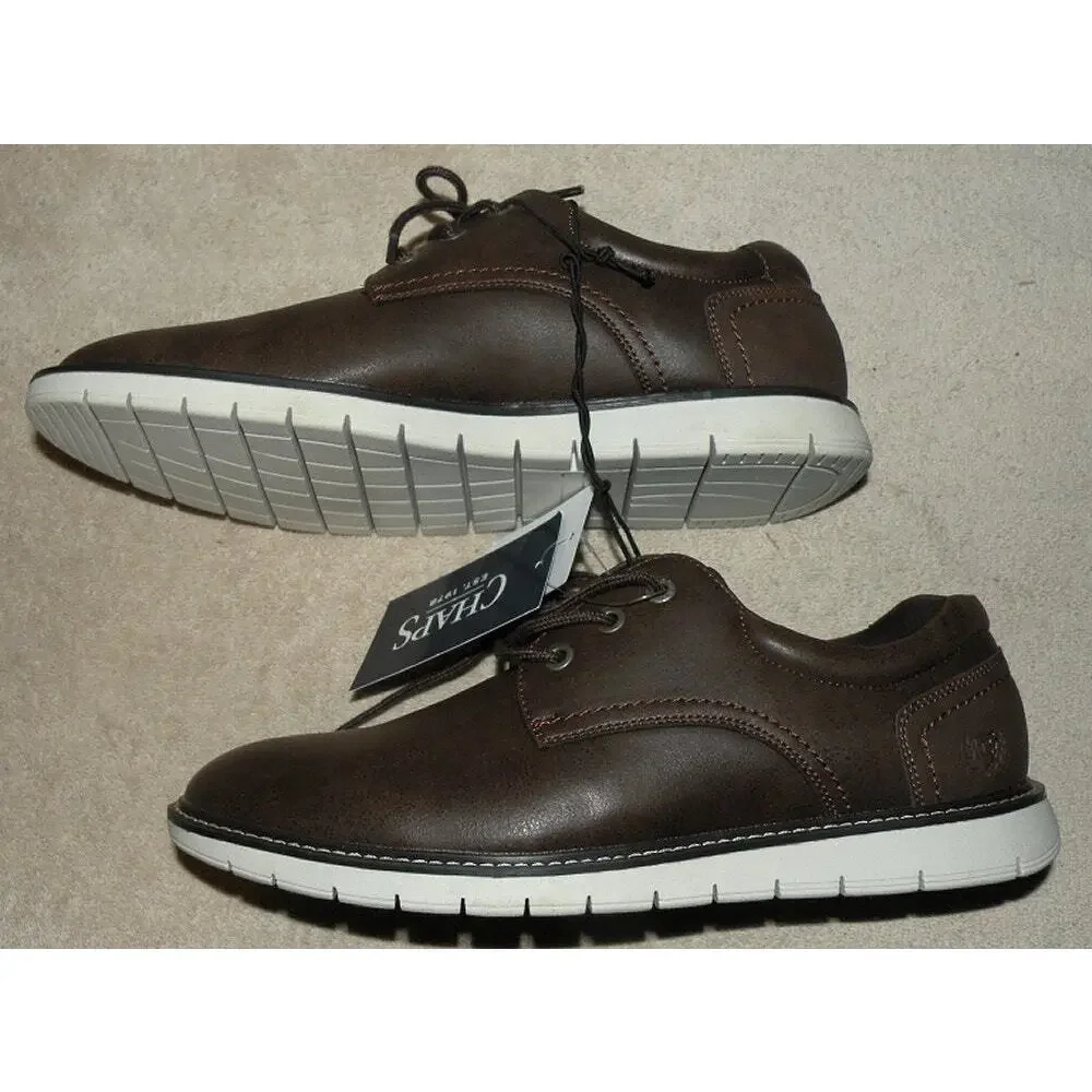 Chaps Flexx Shoes Men’s 8 Lace Up Brown #MNCH42023AG002 New W/ Box